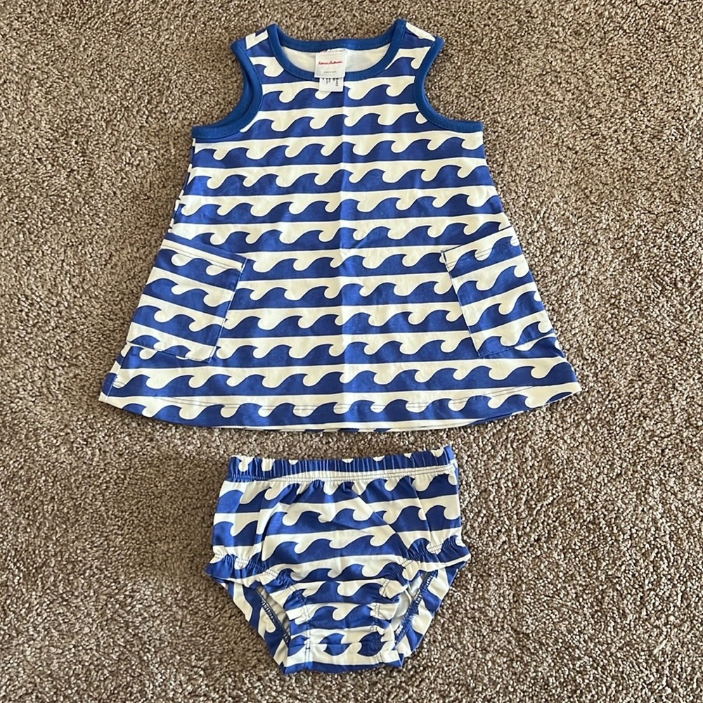 Hanna Andersson sleeveless pocket dress
